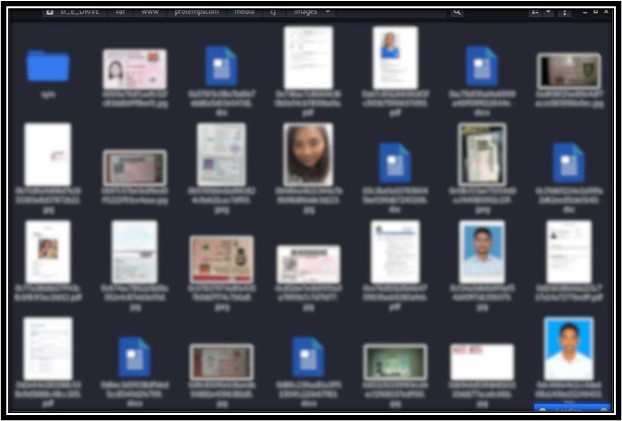 Sample of customer data which was retrieved from Singapore Employment Agency