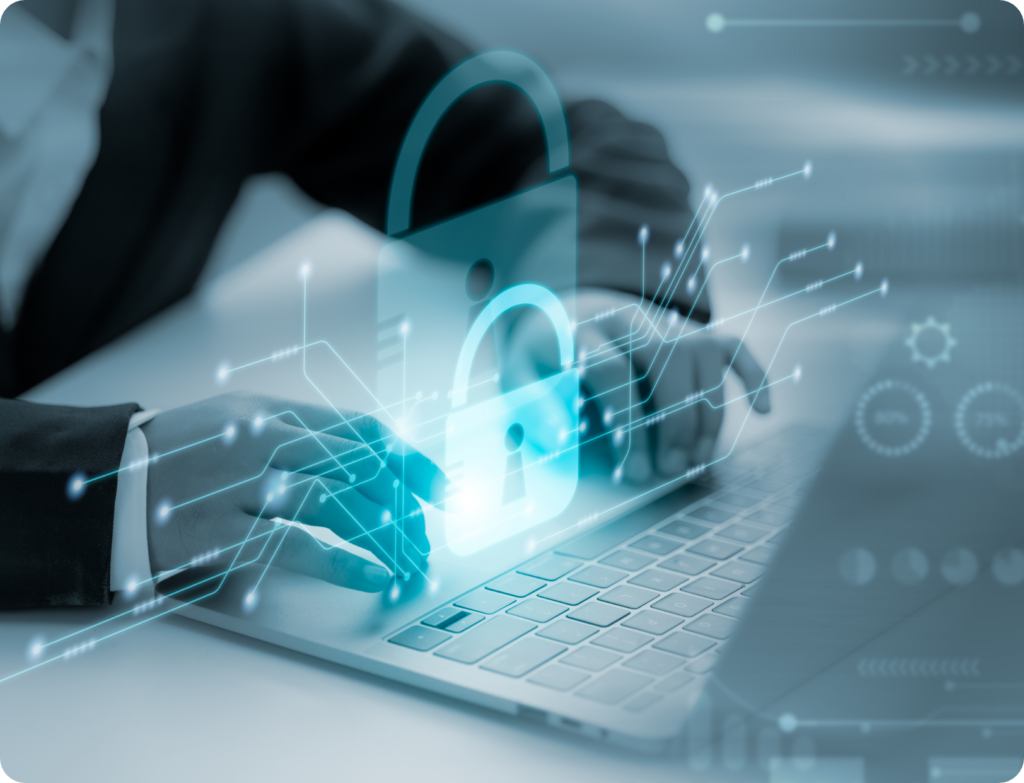 cyber-security-network-data-protection-concept-businessman-using-laptop-computer-with-digital-padlock-internet-technology-networking-with-cloud-compute